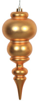 14" Antique Gold Matte Finial Uv Drilled