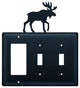 Single GFI and Double Switch Cover, Moose