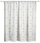 Tile Shower Curtain, Gray and Yellow