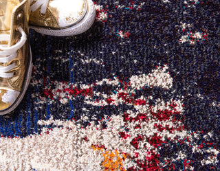 Rug Unique Loom Estrella Pink Rectangular 5' 0 x 8' 0