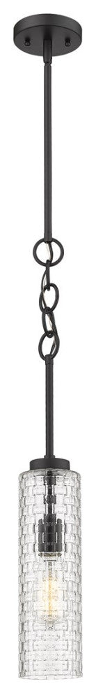 Innovations 380-1S-BK-G380-4CL 1-Light Mini Pendant, Matte Black