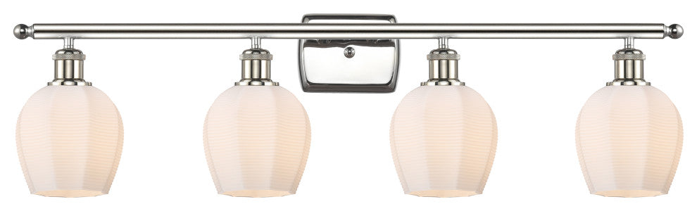 Innovations 516-4W-PN-G461-6-LED 4 Light Bath Vanity Light, Polished Nickel