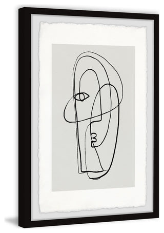 "Lost Face" Framed Painting Print, 8x12