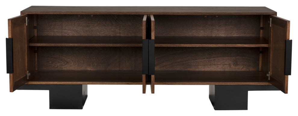 NOIR Furniture Phoenix Sideboard, Dark Walnut