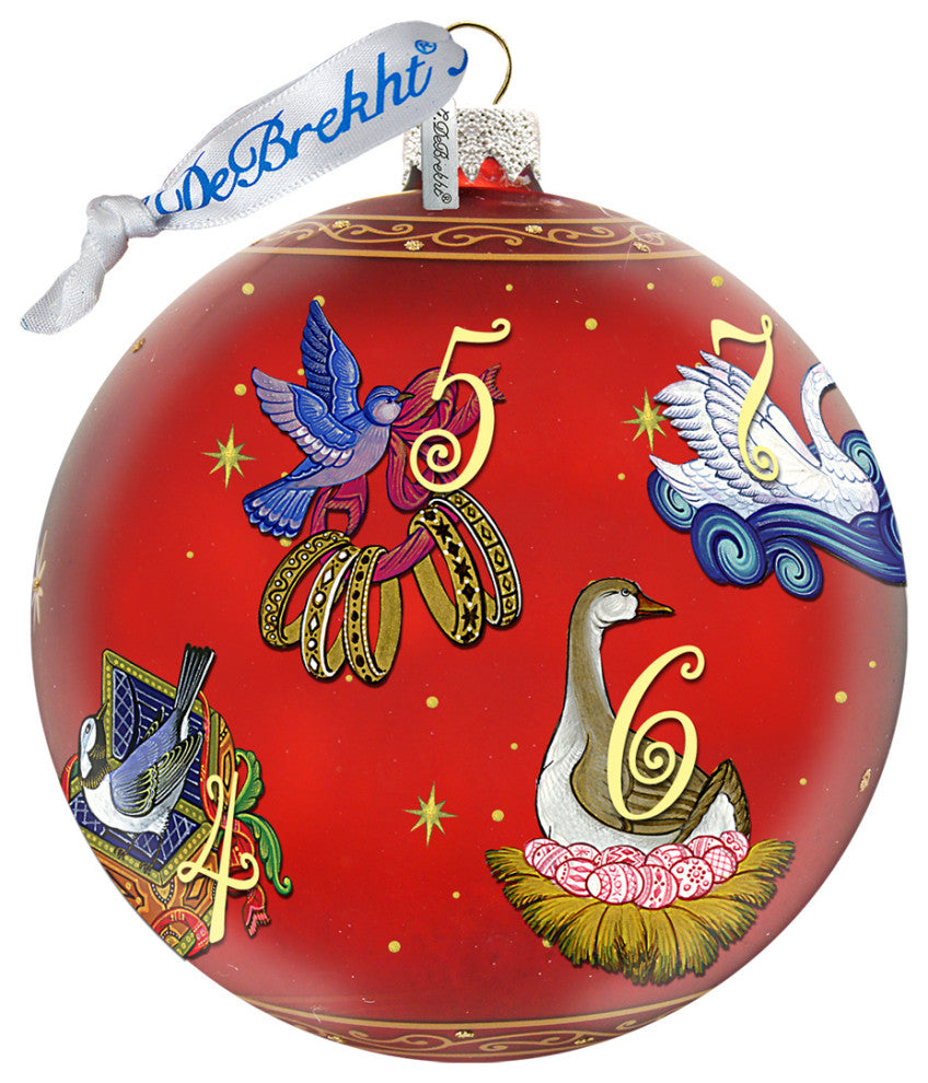 12 Days Of Christmas Glass Le