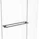 Dottingham 30" Back to Back Shower Door Towel Bar, Antique Brass