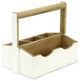 Wooden Garden Caddy, White