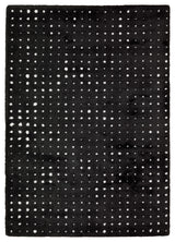 Greer Transitional Geo Dots Black/ Ivory Area Rug, 5'3" x 7'6"
