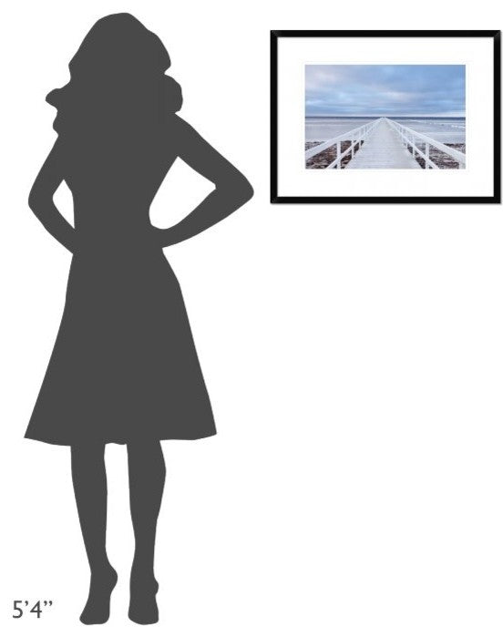 "The Bridge" Framed Digital Print by Jacek Oleksinski, 26"x20"