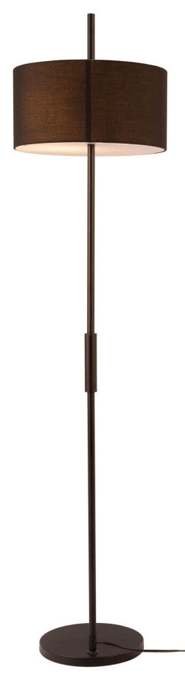 Floor Lamp Light, Steel Metal, Black, Kitchen Lounge Bistro Lobby Hospitality