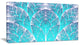 Exotic Blue Biological Organism, Abstract Art on Canvas, 32x16