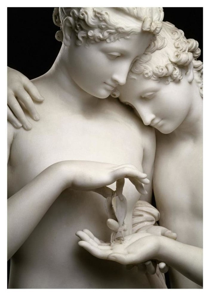 "Cupid and Psyche (Detail)" Digital Paper Print by Antonio Canova, 33"x46"