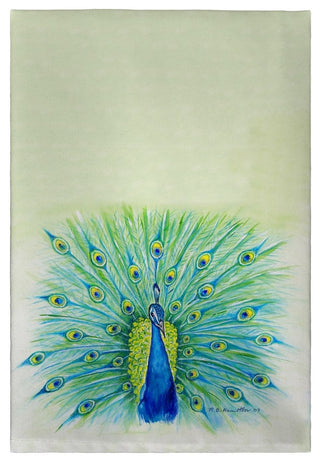 Peacock Guest Towel - Two Sets of Two (4 Total)
