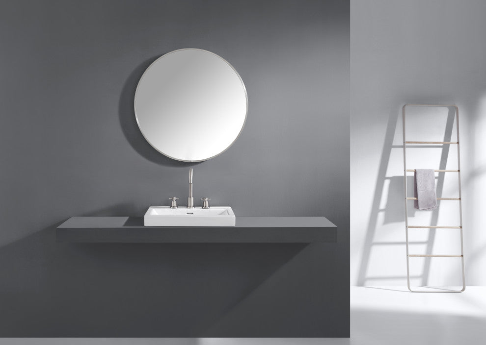 Avanity Avon 30" Mirror, Brushed Stainless