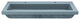 Trough 4819 Bathroom Sink, Ocean, Single Faucet Cutout