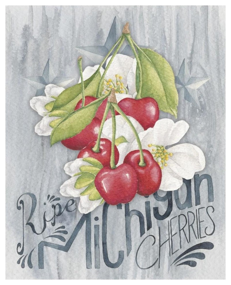 "American Berries III" Digital Paper Print by Elyse DeNeige, 24"x30"