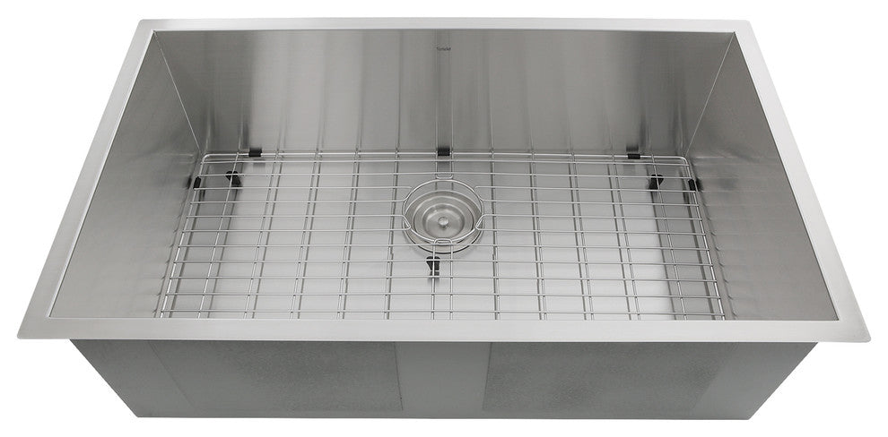 Nantucket ZR3219-16 32" Zero Radius Stainless Single Bowl Undermount Sink