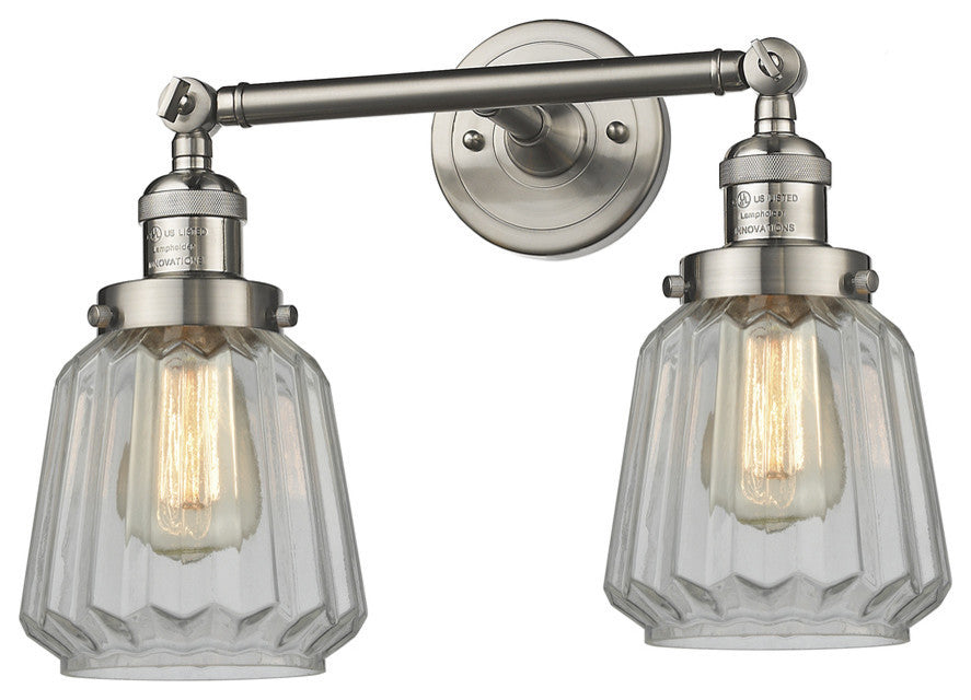 Innovations Lighting 208-Sn-G142-Led 2 Light Dimmable Led Bathroom Fixture