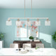 Aragon 5 Light Brushed Nickel Linear Chandelier