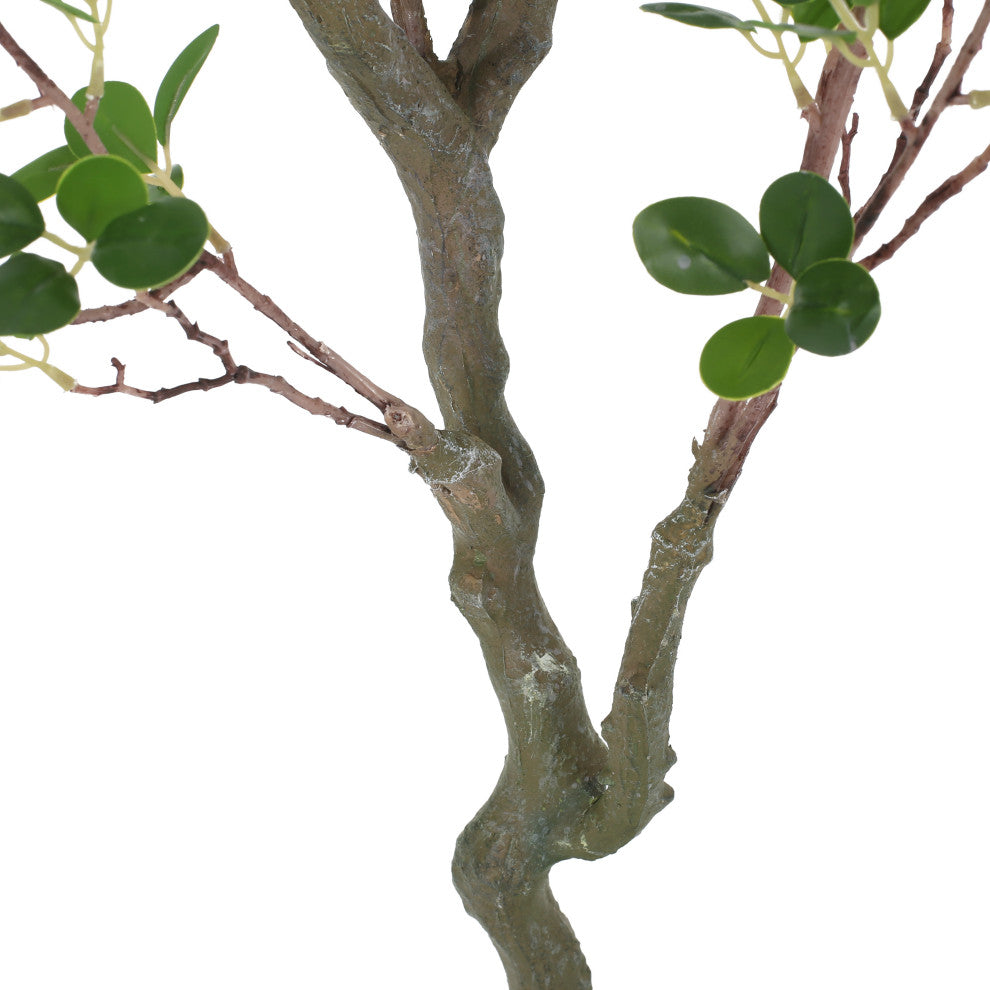 Willey Artificial Leaf Tree, Green, 18wx14.5dx47h