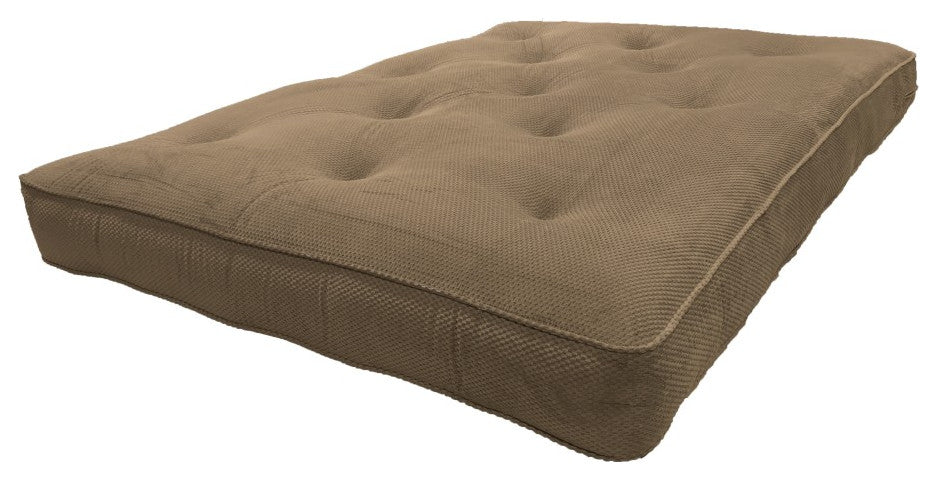 8" Chocolate Double Poly Full Futon Mattress