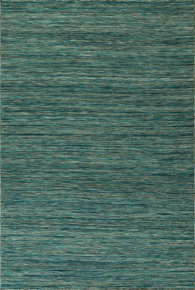 Dalyn Targon Area Rug TA1 Ta1 Turquoise Striped Banded 8'x10' Rectangle