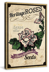 "Flower Packet Roses" Painting Print on Canvas
