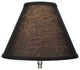 Fenchel Shades, 5"x12"x9" Spider Attachment Empire Lamp Shade, Designer Linen Bl