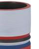 Happy 80's Black, Blue, Red & Orange Vase, 3-Piece Set
