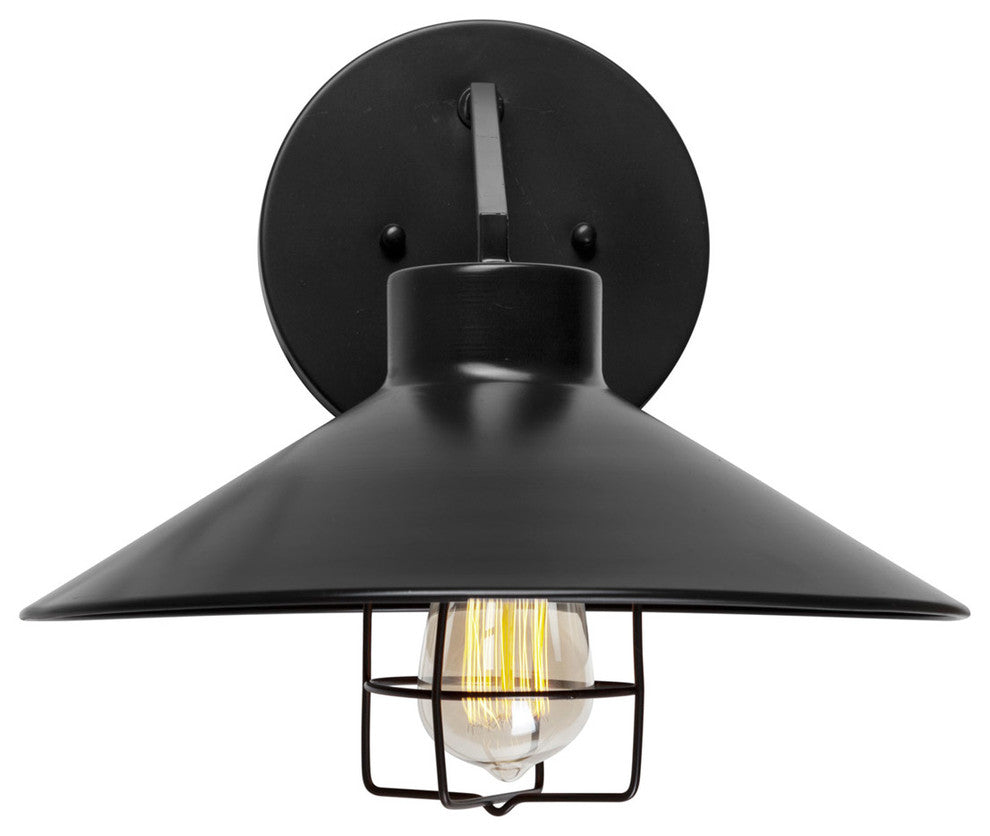 Signature 1 Light Outdoor Wall Light, Black