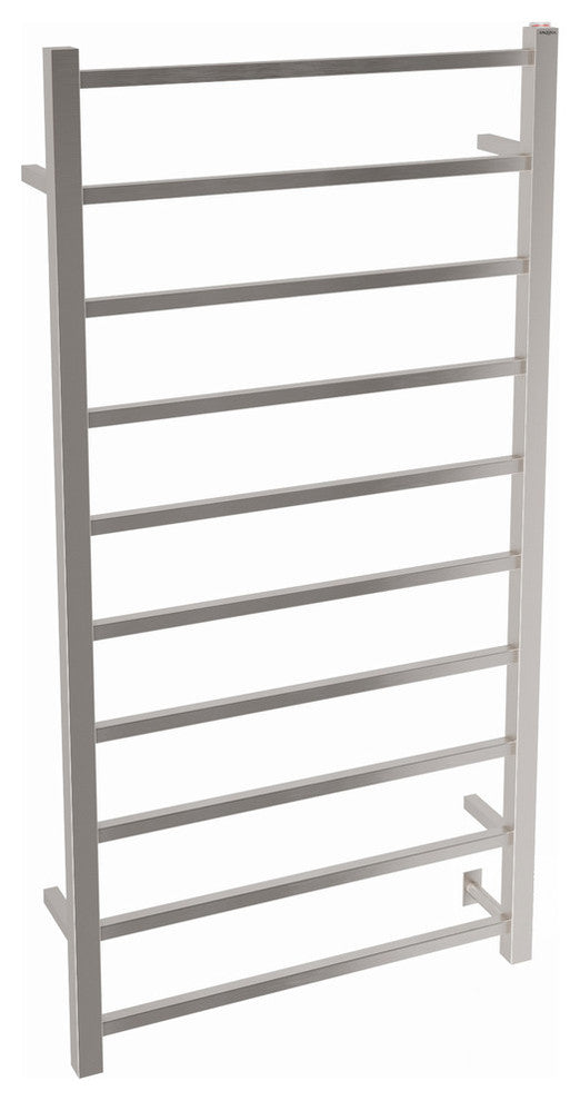 Ancona Gala Dual XL 10-Bar  Electric Towel Warmer in Brushed Stainless Steel