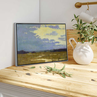"Lemonade Skies" - A Serene Twilight Canvas Art Print