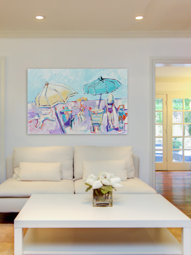"Letting Loose" Painting Print on Wrapped Canvas, 45"x30"