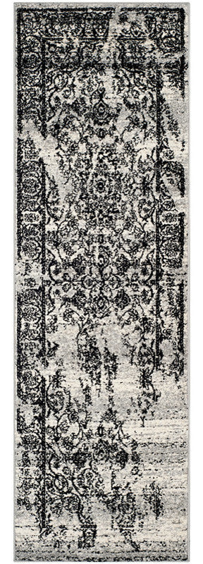 Safavieh Adirondack Adr101A Rug, Silver/Black, 8'0" X 10'0"