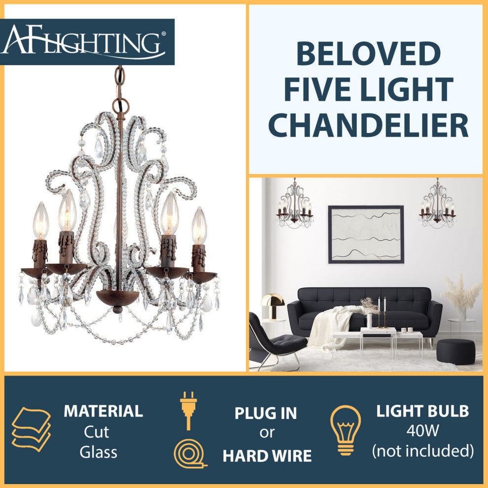 Beloved 5-Light Mini Chandelier