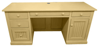 Coastal Executive Desk with CPU Storage, Cupola Yellow