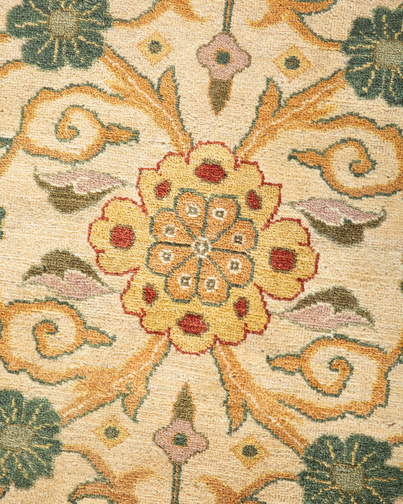 Mogul, One-of-a-Kind Hand-Knotted Area Rug Ivory, 9'2"x11'9"