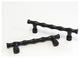 RCH Traditional Iron Handle Pull, Matte Black, 5 Pack, Black, 5 Inch