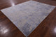 Abstract Wool and Silk Hand Knotted Rug 8' 1" X 10' 1" Q6625