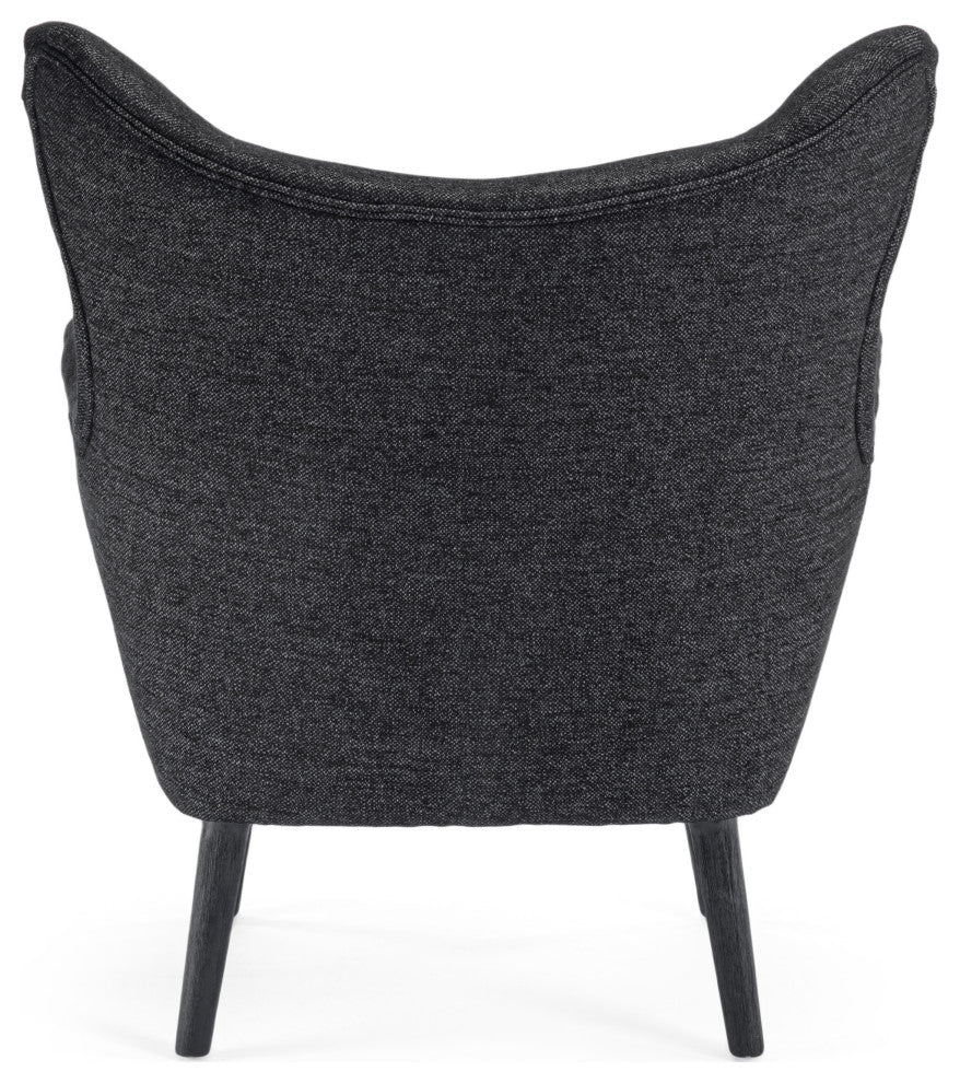 Eastdale Mid Century Modern Upholstered Wingback Club Chair