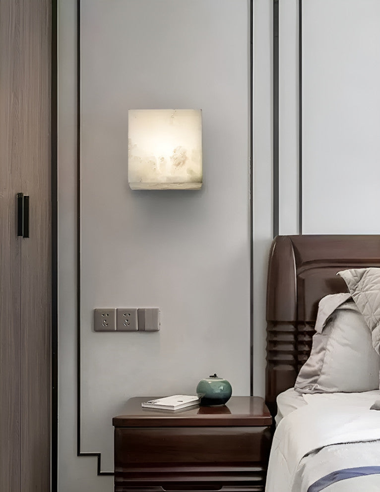 Modern Marble Wall Lamp in Designer Style for Living Room, Bedroom