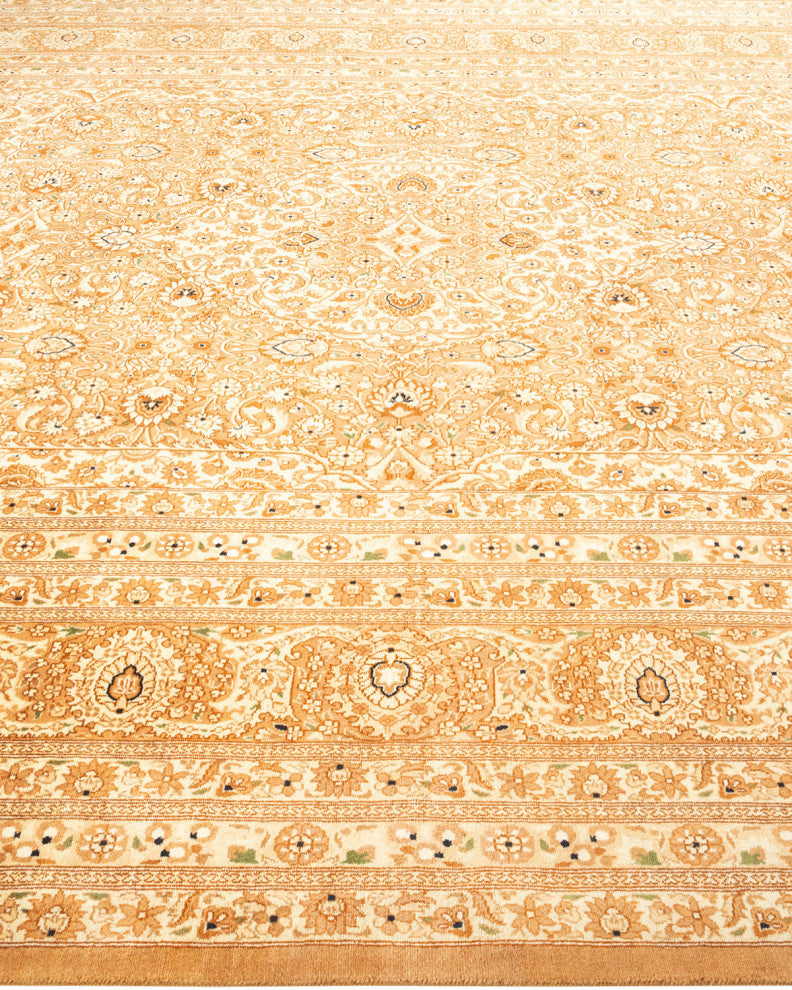 Mogul, One-of-a-Kind Hand-Knotted Area Rug Yellow, 8'2"x10'5"