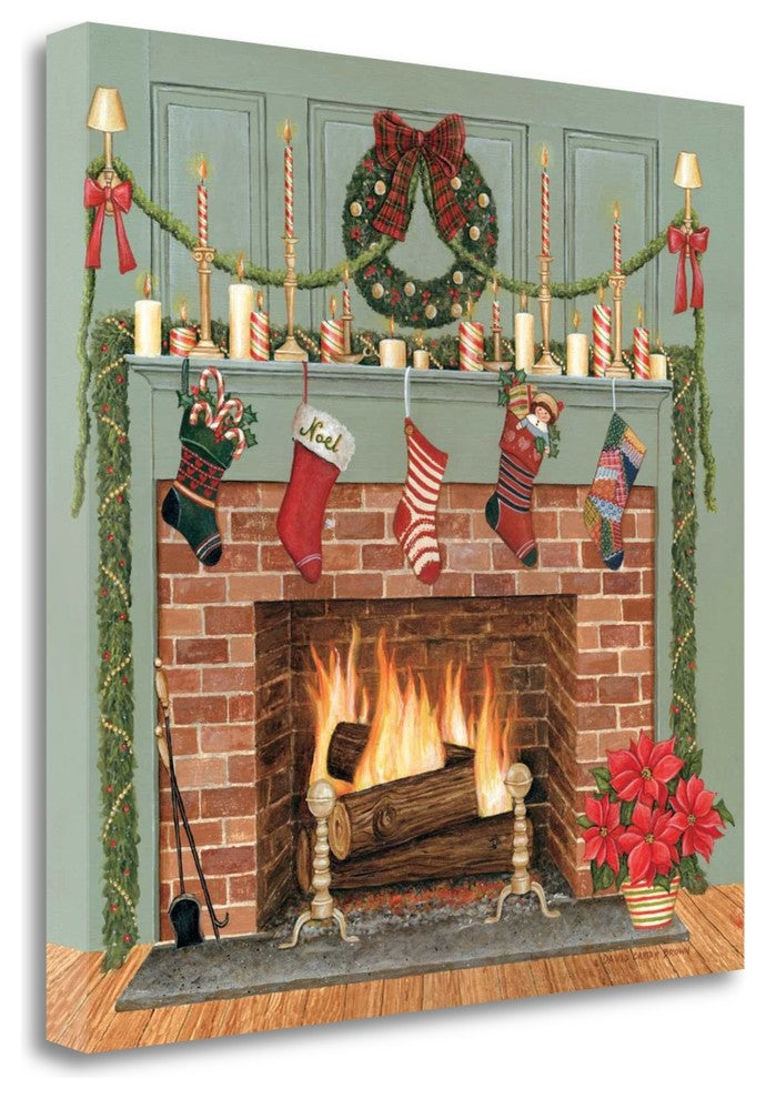 "Home For The Holidays I" By David Carter Brown, Giclee on Gallery Wrap Canvas