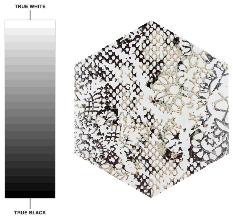 Inedita Hex White Porcelain Floor and Wall Tile