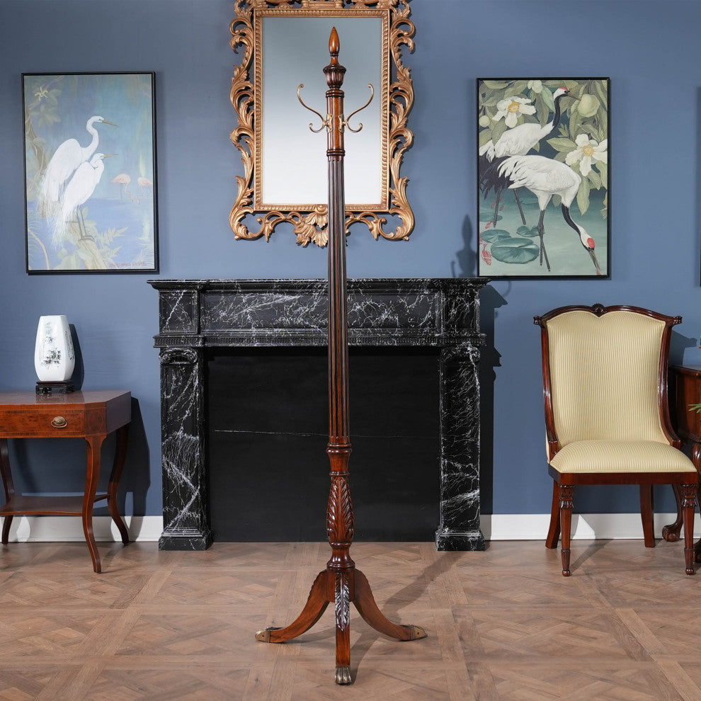 Mahogany Coat Tree