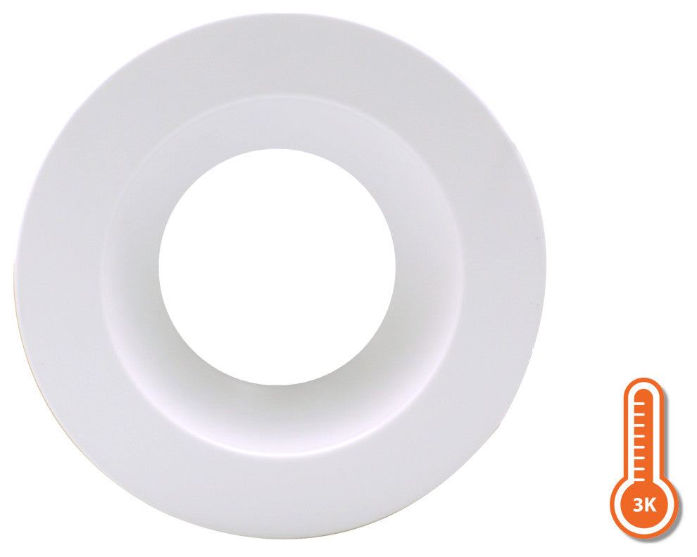 DLR566121203KWH-12PK 5/6", White Recessed LED Downlight, 12 Pack