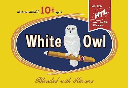 Snow Owl Cigars- Paper Poster 20" x 30"