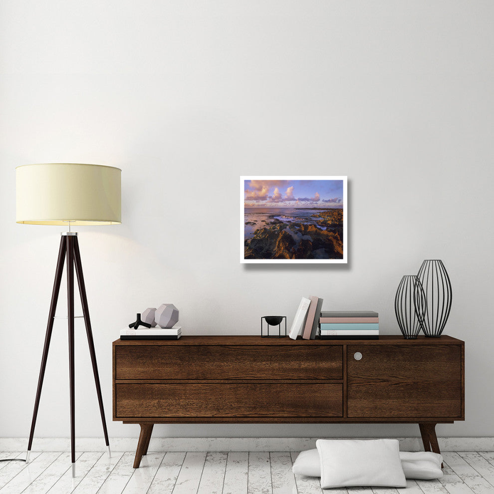 "Dusk at Shark's Cove, Oahu, Hawaii" Paper Print by Tim Fitzharris, 26"x22"