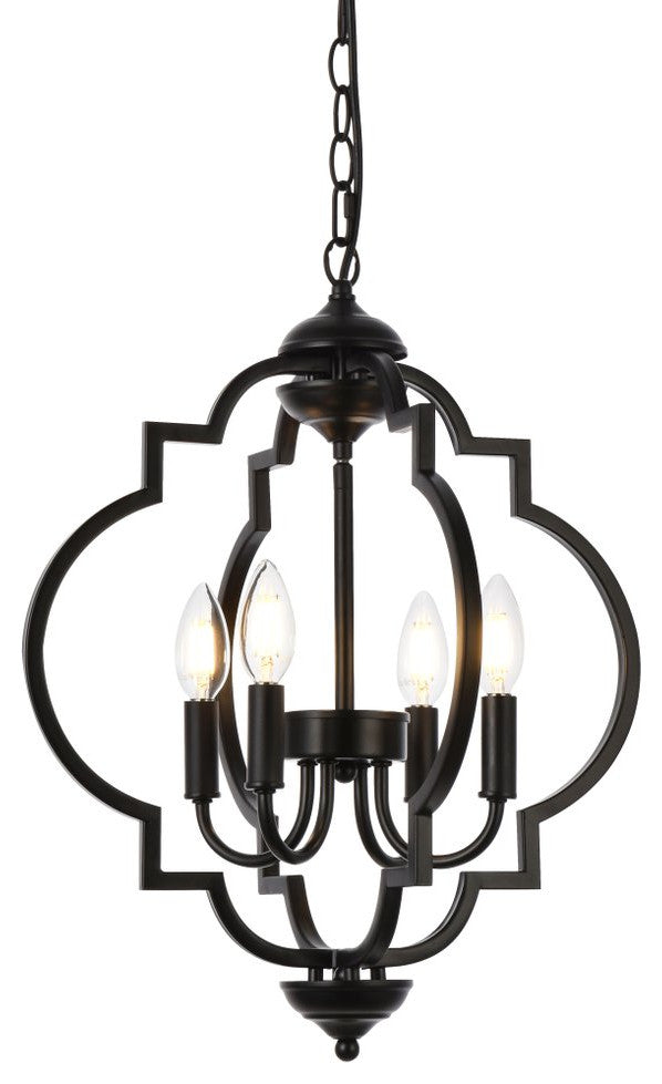 Sophie 4-Light Pendant, Black