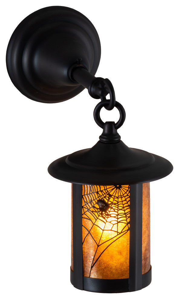 6 Wide Fulton Spider Web Hanging Wall Sconce